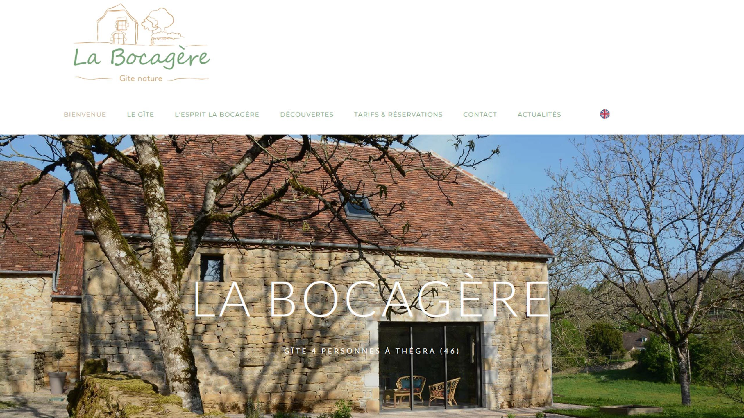 site internet La Bocagère